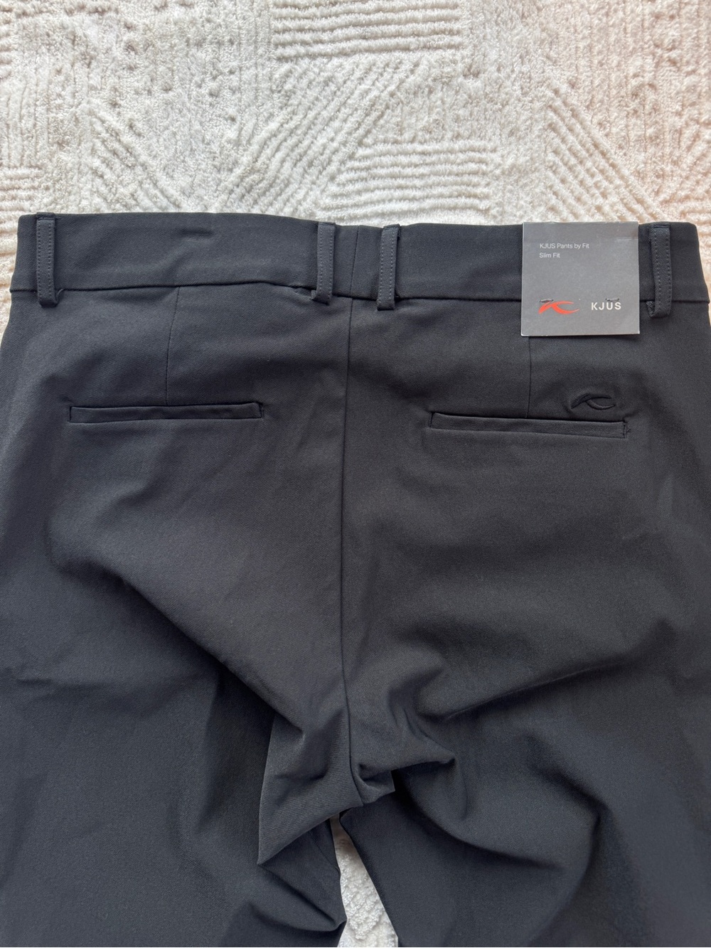 Black Straight-Leg Women's Pants - Sleek Everyday Comfort - Picture 8 of 11